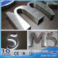 Outdoor waterproof acrylic led alphabet stainless steel letter channel letter